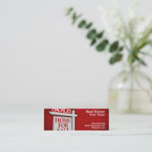 carte simple d'immobiliers (Debout devant)