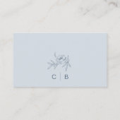 Carte simple Dusty Blue Detail (Dos)