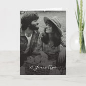 Carte Simple écriture 50ème anniversaire - Il y a 50 ans (Devant)