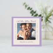 Carte Simple Elegance! Save the Date Flat Card (Debout devant)