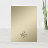 Carte Simple Élégant Photo Saint-Valentin (Dos)