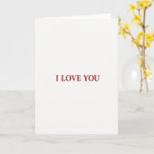 Carte Simple et Audacieuse 'Je t'aime' (Fleur jaune)