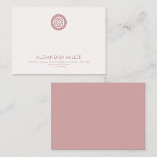 Carte simple et élégante (Devant / Derrière)