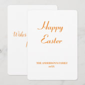 Carte simple et minimal ajouter votre texte (Devant / Derrière)