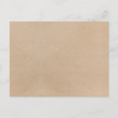 Carte simple Faux Kraft Date Idée de nuit (Dos)