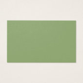 Carte simple Floral Green Baby Name Suggestions Ca (Dos)