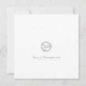 Carte simple Floral Happy Mother's Day Message Car (Dos)