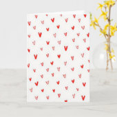 Carte Simple Heart Doodles (Fleur jaune)