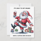 Carte simple It's Okay To Get Drunk™ (Devant)
