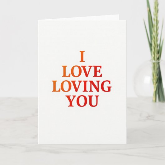 Carte Simple J'Aime T'Aimer (Devant)