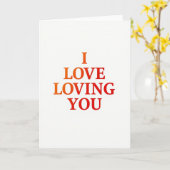 Carte Simple J'Aime T'Aimer (Fleur jaune)