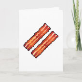 Carte Simple Je t'aime plus que Bacon Card (Devant)