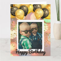 Simple Joyeux Anniversaire Ajouter un texte photo