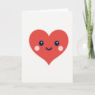 Carte Simple Joyeux Cœur