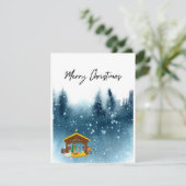 Carte simple Joyeux Noël (Debout devant)