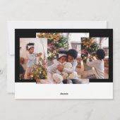 Carte simple Joyeux Noël Photo Holiday (Dos)