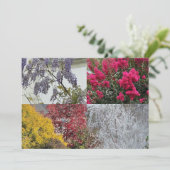 Carte simple Les Quatre Saisons (Debout devant)