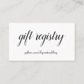 Carte simple Mariage noir et blanc (Devant)