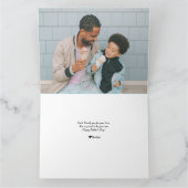 Carte Simple Meilleur Papa Jamais Simple Fête des pères  (Intérieur)