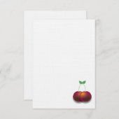 Carte simple Merci de note de cerise (Devant / Derrière)