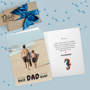 Carte Simple Mignon Meilleur Papa Au Monde Photo de Hipp