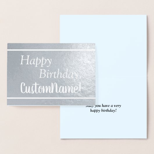 Carte simple, minimale et simple "Joyeux anniversa (Affichage)