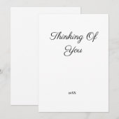 Carte simple minimum ajouter votre texte penser à votre  (Devant / Derrière)