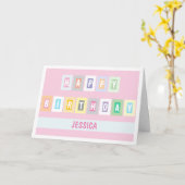 Carte Simple Modern Bright and Cheery Birthday Card (Fleur jaune)