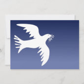 Carte Simple Modern Dove Holiday Card Christmas Card (Devant)