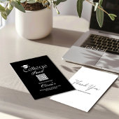 Carte Simple Moderne avec Code QR pour le Fonds Un