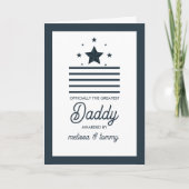 Carte Simple moderne noir blanc grand père (Devant)