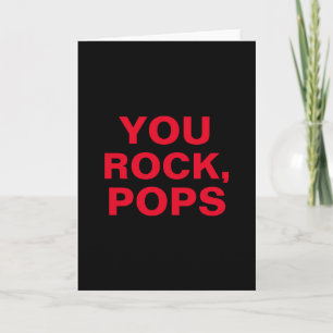 Carte Simple Moderne Texte Drôle Vous Cailloux Pops