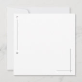 Carte Simple Noir & Blanc "Tu Me Manques" (Dos)