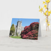 Carte simple paysage vierge (Fleur jaune)