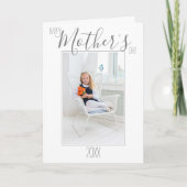 Carte Simple Photo Fête des Mères (Devant)