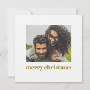 Carte simple photo Joyeux appartement de Noël