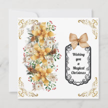 Carte simple pour fêtes annuelles