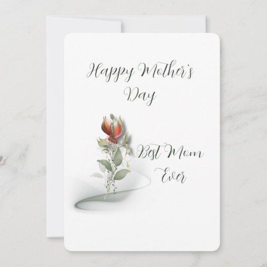 Carte simple pour fêtes annuelles (Devant)