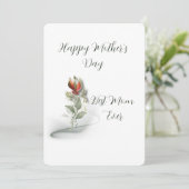 Carte simple pour fêtes annuelles (Debout devant)