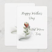 Carte simple pour fêtes annuelles (Devant / Derrière)