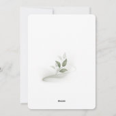 Carte simple pour fêtes annuelles (Dos)