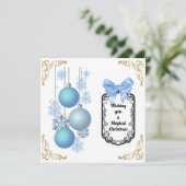 Carte simple pour fêtes annuelles (Debout devant)