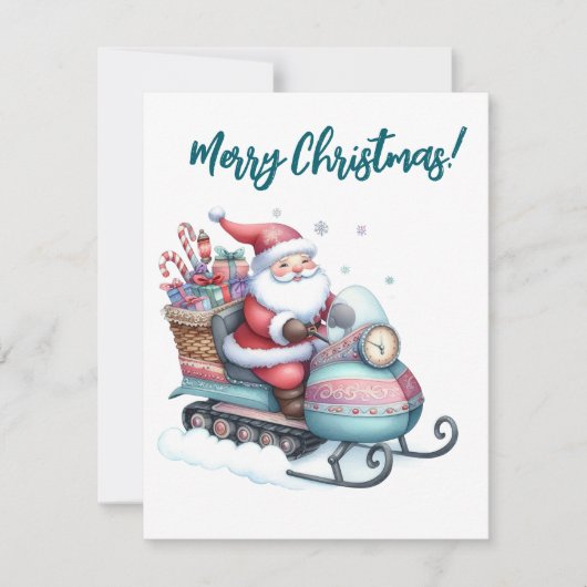 Carte simple pour fêtes annuelles (Devant)