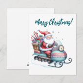 Carte simple pour fêtes annuelles (Devant / Derrière)