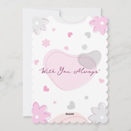 Carte simple pour la Saint-Valentin (Dos)