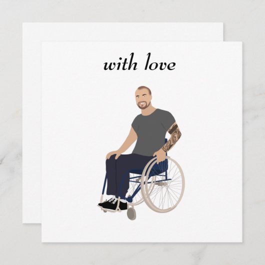 Carte simple pour les fêtes (Devant / Derrière)