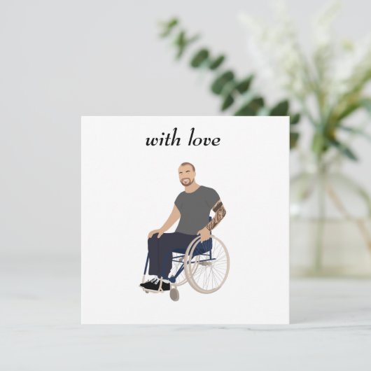 Carte simple pour les fêtes (Debout devant)