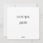 Carte simple pour les fêtes (Dos)