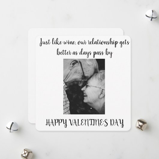 Carte simple pour les fêtes (Devant/Arrière en situation)