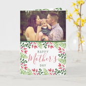 Carte Simple Printemps en fleurs Photo Fête des mères (Fleur jaune)